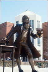 Photograph of Mason Statue