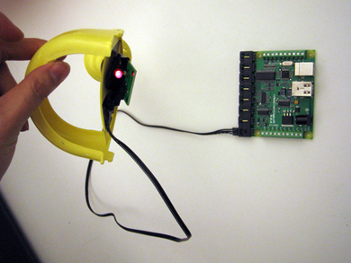 Photograph of flower wiring.
