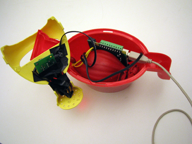 Photograph of flower wiring.