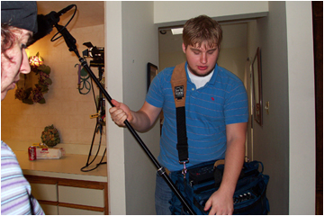 Still Shot from Behind the Scenes