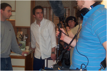 Still Shot from Behind the Scenes